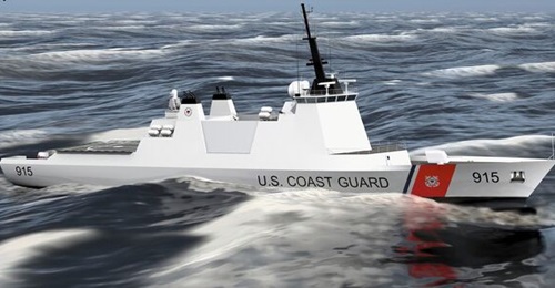 Shore infrastructure backlogs are hampering other US Coast Guard acquisitions such as the Offshore Patrol Cutter (shown here in a rendering), the Government Accountability Office told Congress.