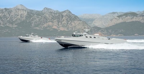The Iraqi naval forces' three Type 55 SAT special operations support and fast attack craft, with pennant numbers P 1011, P 1012, and P 1013, have officially entered service.