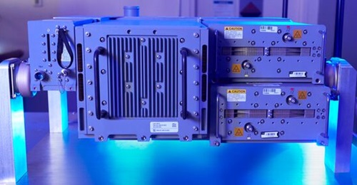 Northrop Grumman's IVEWS system, pictured in 2024. The system, which has largely completed flight-testing, is awaiting a USAF production decision.