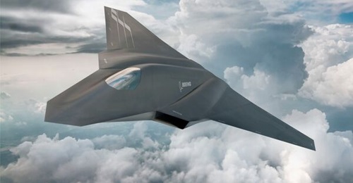 An artistic impression of Boeing's proposed NGAD aircraft.