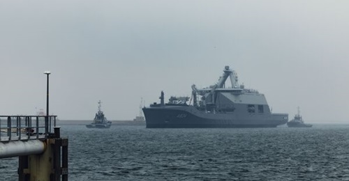 The RNLN's new combat support ship, 
        
        enters its home port of Den Helder for the first time on 24 March.