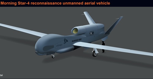 North Korea's Morning Star-4 strategic reconnaissance unmanned aerial vehicle.
