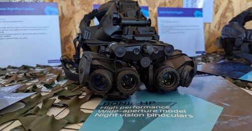 Thales Panoramic NVGs displayed at SOFINS 2025.