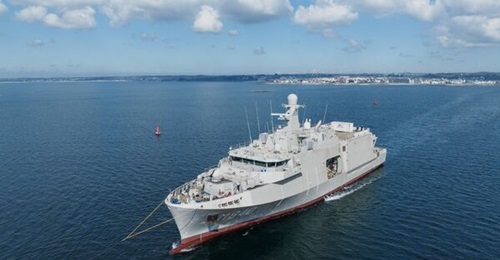 the first MCM mother ship destined for the RNLN as part of the Belgian-Dutch rMCM programme, started initial sea trials off the coast of Concarneau, France, on 27 March.