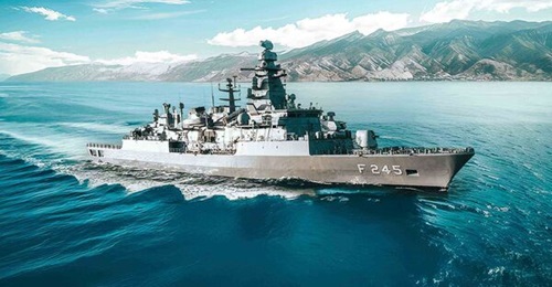 TCG 
        
         is the first of the Turkish Navy's Barbaros frigates to complete the MLU.