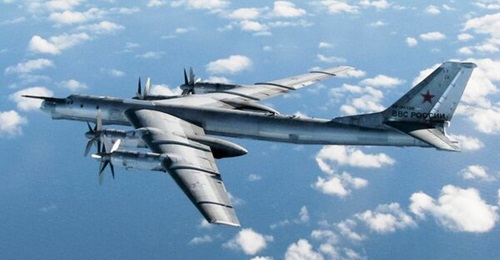 A file photo of a Tupolev Tu-95 bomber, which is one of the aircraft types that Russia may be looking to deploy out of Indonesia.