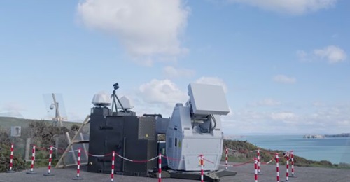 The UK's RF DEW demonstrator on trials in 2025.