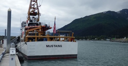 US Coast Guard Cutter 
        
        , pictured here in Alaska, was recently decommissioned.