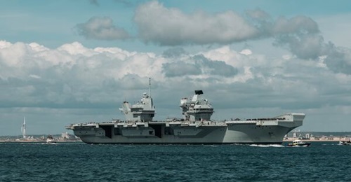 HMS 
        
         departs Portsmouth on 22 April to lead the UK's eight-month Carrier Strike Group 25 (CSG25) deployment to the Indo-Pacific region.