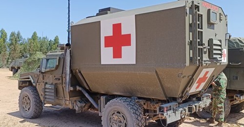BeyondComposite has supplied ballistic protection solutions for the medevac module of the Vamtac ST5 4×4 light tactical armoured ambulances in service with the Portuguese Army.