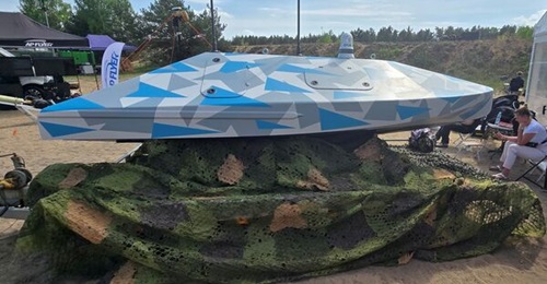 WB Group's unmanned surface vessel technology demonstrator was unveiled in Wesola on 24 April.
