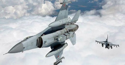 Poland is set to acquire hundreds of the latest variant AIM-120D3 AMRAAM to equip its fleet of combat aircraft, including the F-16 (pictured).