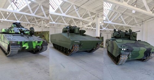 The Czech MoD on 5 November suspended procurement of 210 tracked IFVs, the contenders for which were (from left to right) the BAE Systems Hägglunds CV90 Mk IV, Rheinmetall Lynx KF41, and GDELS ASCOD 42.