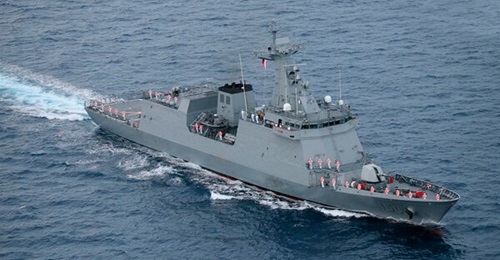 A file photo of BRP 
        
        . The frigate carried out a first firing of the Mistral 3 missile in April 2025.