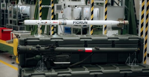 Belgium and Poland signed an LoI on 12 May covering co-operation on strengthening air and space capabilities on MANPADS, with Belgium planning to buy 200-300 Piorun systems.