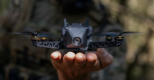 The Foxe UAV has a fixed dual-sensor payload for day and night operations.