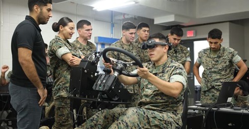 The Wave Warrior ACV driver training simulator is shown here. It was previously produced by an XR Training-led consortium.