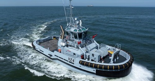 Based on Damen's ASD Tug 3010 ICE class, 
        
        (H 240) is optimised for operations in both ice and open water.