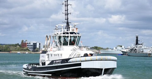 The Damen-built tug SD 
        
        joined the Serco maritime services fleet in 2017. 
        
        was purchased specifically to support the movement of the two Queen Elizabeth-class aircraft carriers in and out of Portsmouth.