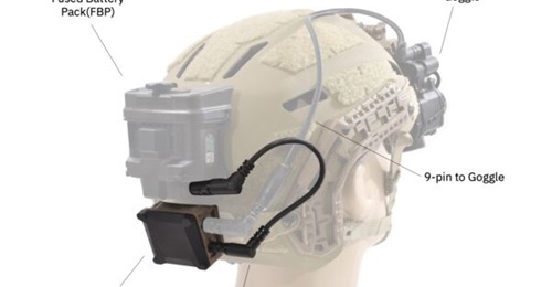 The CMNDO module with BNVD-Fused battery pack and goggle.