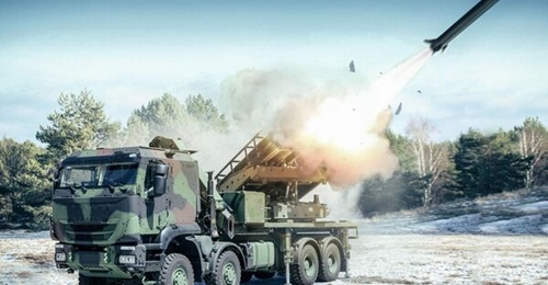 KNDS Deutschland has self-funded the MARS 3, a PULS MRL mounted on an Iveco Trakker 8×8 vehicle.