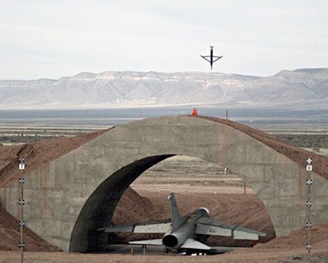 An SDB moments before impacting a hardened aircraft shelter during testing. Poland is set to receive the weapon, with US government approval announced on 21 May.