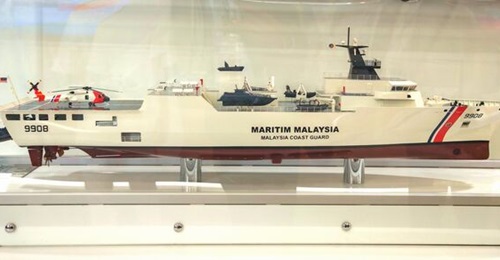 Desan Shipyard displayed a model of the MPMS at LIMA 2025.
