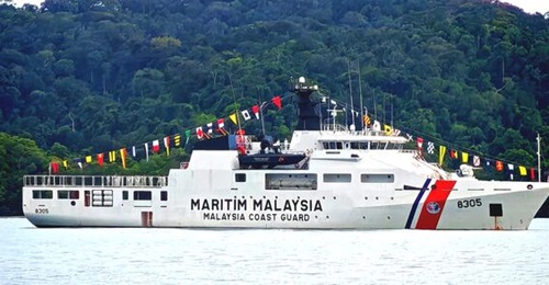 The MMEA's Tun Fatimah-class OPV.