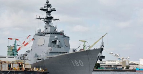 Lockheed Martin has been delivering radar suites for Japanese destroyers, such as the Maya-class ship shown here.