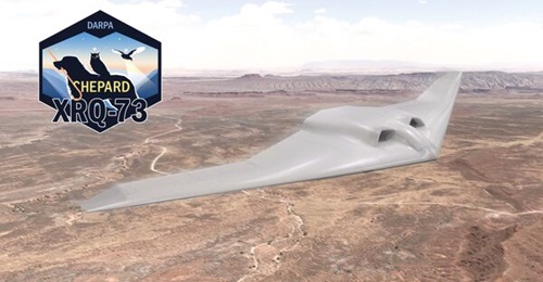 A conceptual image of the XRQ-73 SHEPARD, another AFRL-involved hybrid-electric UAV.