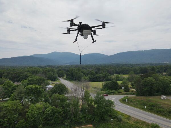 Zenith Quad 8 tethered UAV with radar. (Zenith Aerotech)