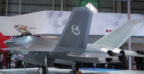 Rear aspect of the Shenyang FC-31.