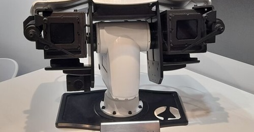 Chess Dynamics' Sea Eagle Digital EOSS, seen here on display at Euronaval 2022.