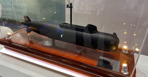 A model of the KSOT on display at Indo Defence 2025 exhibition.