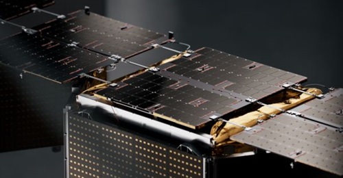 An illustrative image of ICEYE's SAR satellite.