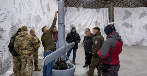 An image of Shield AI's V-BAT unmanned aerial vehicle, shown as it was announced that Ukraine's Unmanned Systems Forces was training with the system on 15 January.