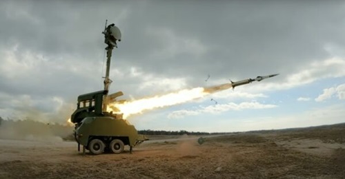 The Swedish Armed Forces fired an RBS 23 medium-range surface-to-air missile from Gotland on 24 April 2019.