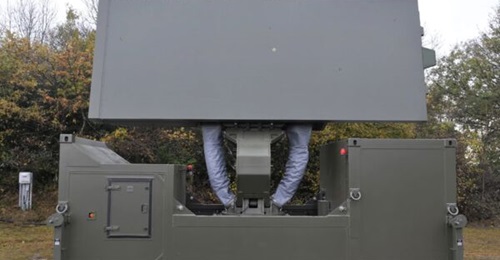 Thales GM400a air-surveillance radar.