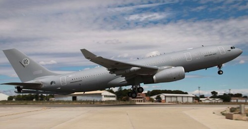 A file photo of a NATO KC-30M MRTT tanker-transport aircraft. The NSPA has now ordered two more to accommodate Denmark and Sweden, and to bring the MMF up to 12 aircraft.