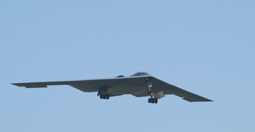 A US Air Force B-2 Spirit lands at Whiteman Air Force Base, Missouri, following a strike on Iranian nuclear facilities. Senior US officials claim the strike was successful despite controversy.