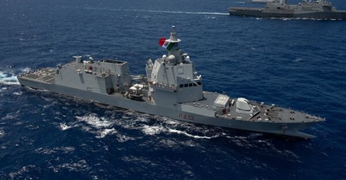 Italian Navy Thaon Di Revel (PPA)-class multi-purpose patrol ship 
        
         (P 432) during Exercise 'Rim of the Pacific' (RIMPAC) 2024.