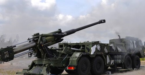Patria test-fired its ARVE SPH for the first time in June.