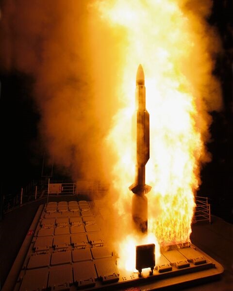 The Standard Missile-3 (SM-3) missile defence interceptor has seen heavy use by US Navy warships in the Middle East.