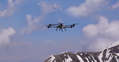 Raphe mPhibr's mR20 high-altitude logistics UAV. It can also be deployed for maritime resupply and humanitarian assistance and disaster relief missions.