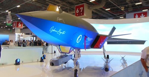 The Kizilelma UAS that Baykar displayed at IDEF 2025 will be equipped with Leonardo systems.