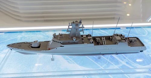 Turkish engineering company STM displayed a model of the indigenously designed fast attack craft (FAC) at IDEF 2025.