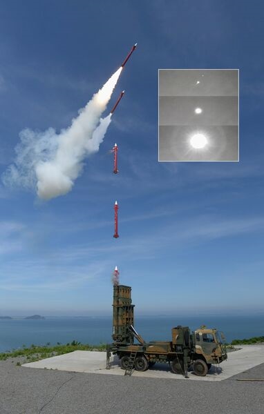 A Cheongung II launcher can carry up to eight missiles.
