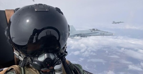 Six Spanish Air and Space Force Hornet combat aircraft have assumed air-defence responsibilities for Iceland.