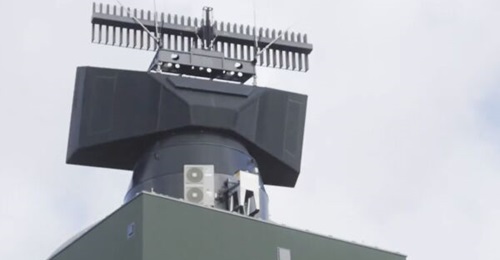 Screen-grab of Thales' SMART-L MM/F long-range radar.
