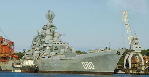 Russia contracted Sevmash to upgrade the Kirov-class battlecruiser 
        
        , with work beginning in December 2013.